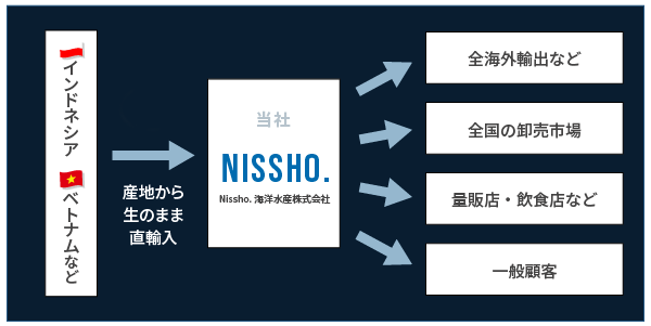 Nissho.海洋水産株式会社が実現した物流とは